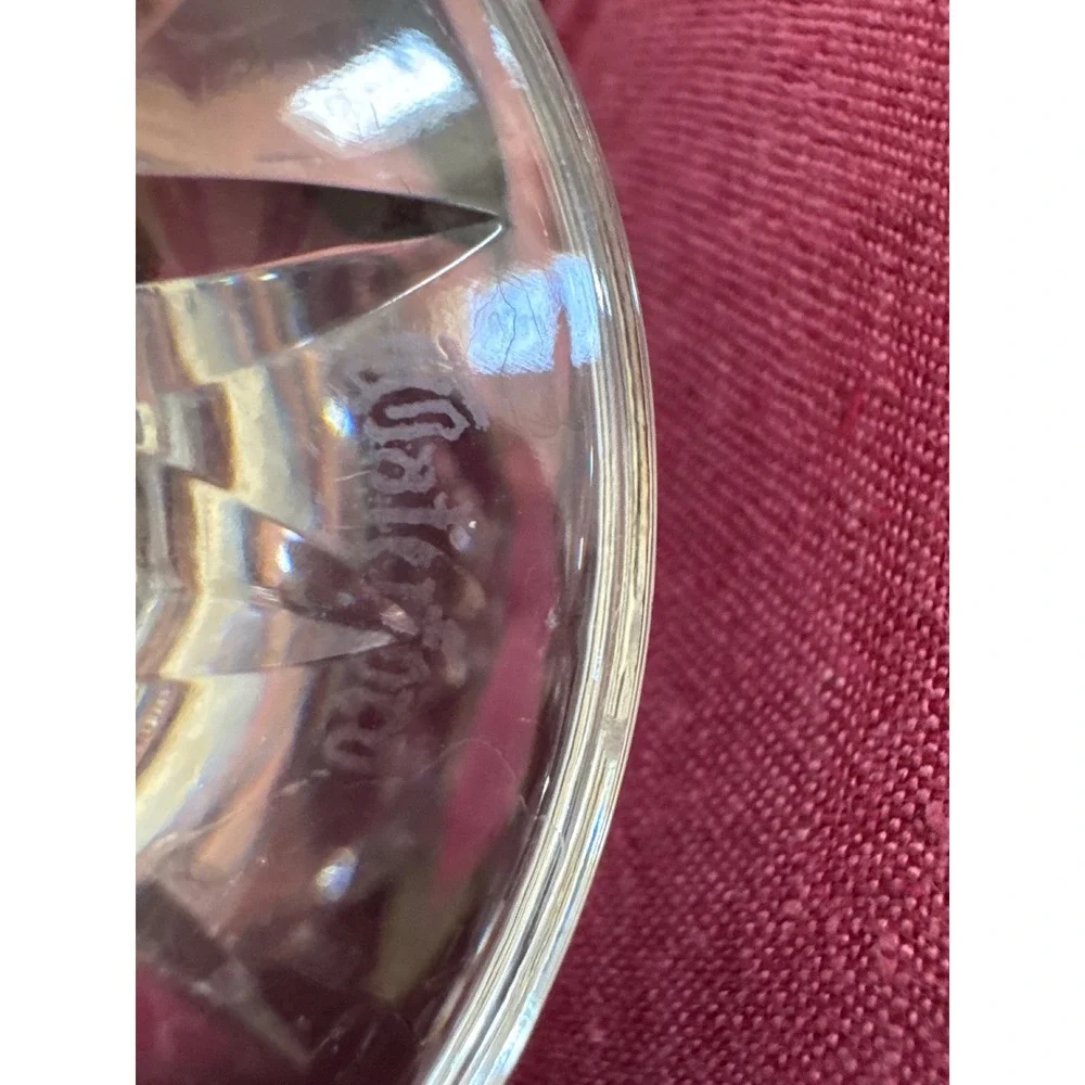 Waterford Crystal Lismore 7 Inch Footed Trumpet Vase Cut Lead Glass Clear
